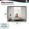 Stupell Industries Minimalist Lion Bathtime Floating Frame, design by Sasha